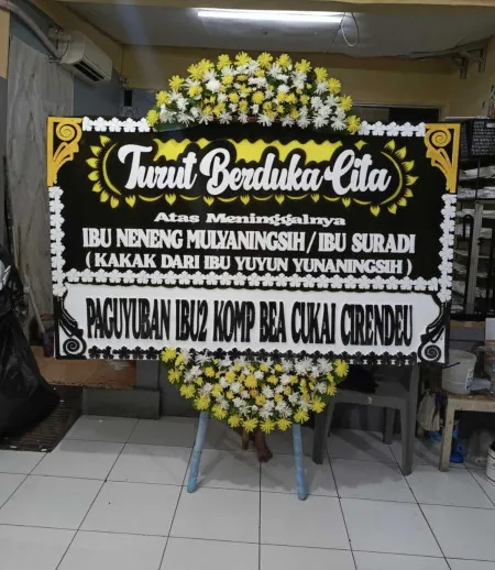 Papan Bunga Duka Jipang Bantarkawung